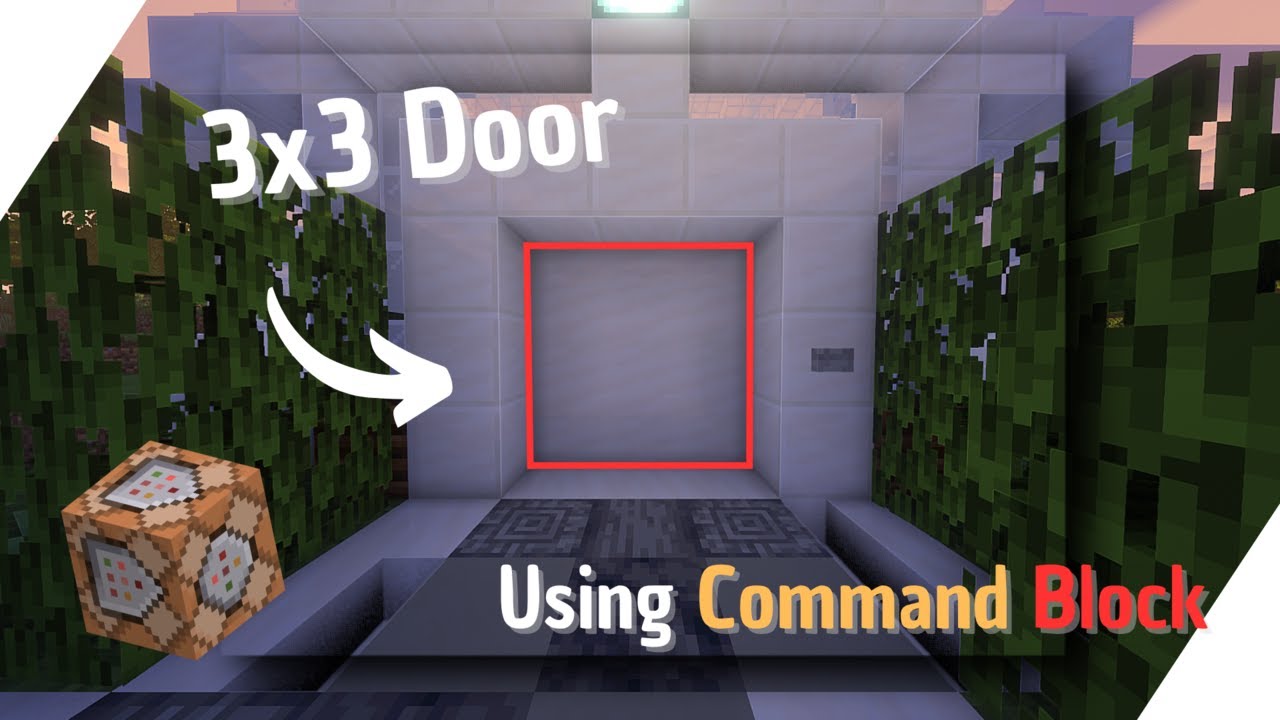 3x3 Command Block Door | Minecraft Java Tutorial 1.20 - YouTube