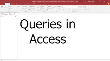 Microsoft Access Tutorial #4 - Creating a Query in Access for Beginners