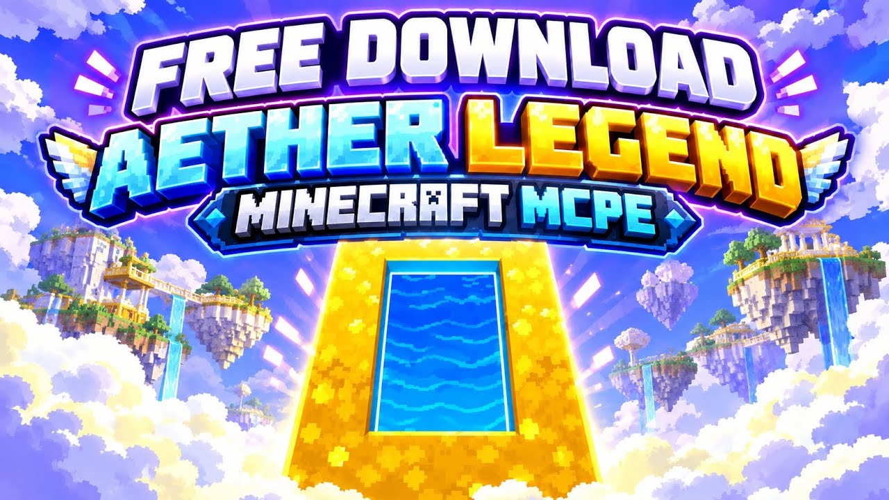 AETHER LEGEND MINECRAFT MCPE - YouTube