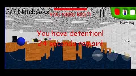 Getting Caught by Principal of the thing on Baldi