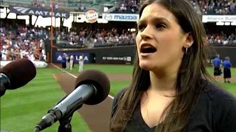 Rachel Millman Singing The National Anthem, Citi Field The Mets!