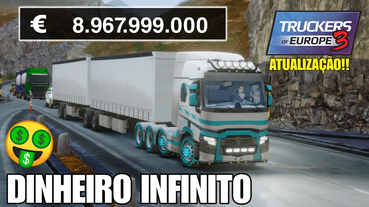 Truckers of Europe 3 MOD APK DINHEIRO INFINITO E TUDO DESBLOQUEADO ...