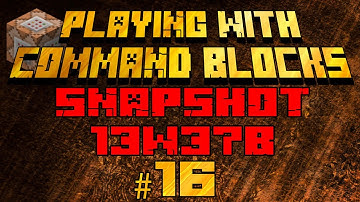 Playing With Command Blocks: Giving Customized/Enchanted Items In Minecraft (Snapshot 13w37b+)