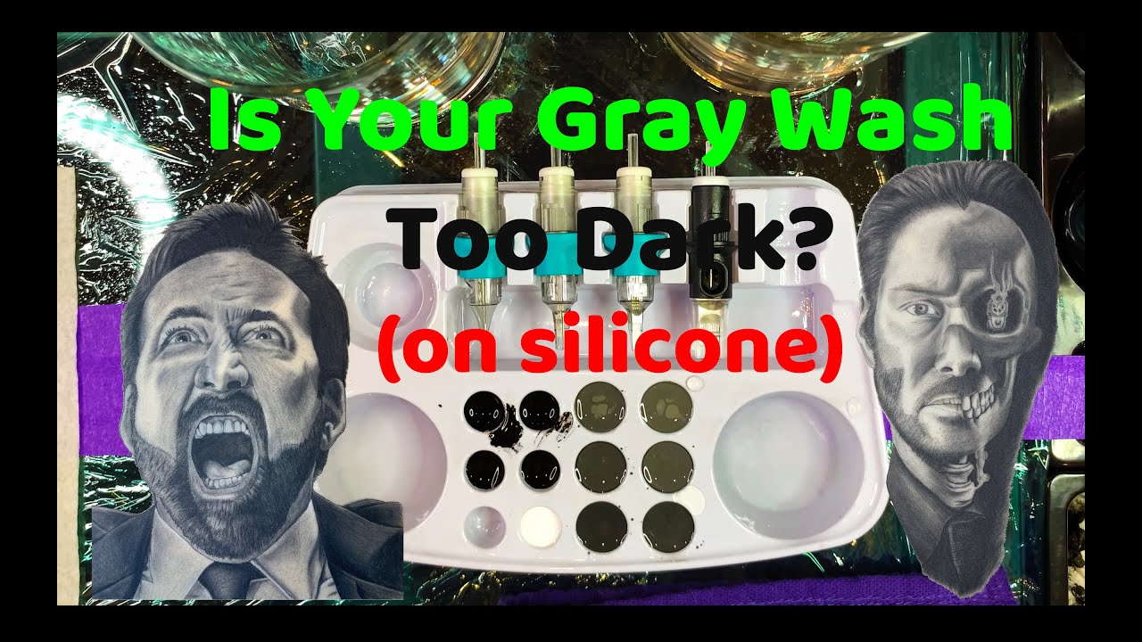 How to Make Greywash for Fake Tattoo Skin YouTube