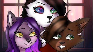 Helluva boss( me and my sibling hellhounds speed paint )