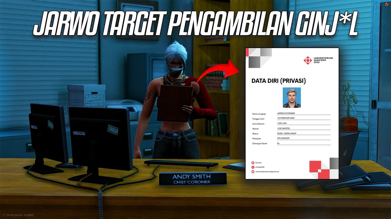 MONA KAGET! TARGET PERTAMA YAITU JARWO! - GTA V ROLEPLAY