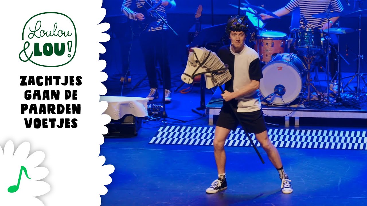 In het Theater met Kinderliedjes Loulou & Lou - Zachtjes gaan de