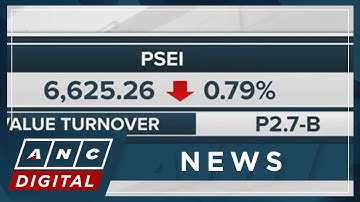 PSEi suffers first weekly loss in July | ANC