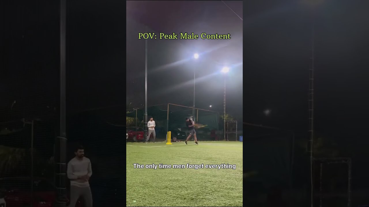 Peak Male Content The Only Time Men Forget Everything Trending Cricket Viral Turf Best