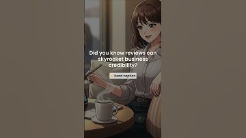 Did you know reviews can skyrocket business credibility?