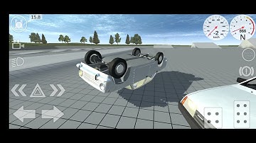 Simple Car Crash Physics Simulator Jump Crashes 27