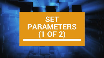 FrameForge Video Tutorial - Set Parameters (1 of 2)