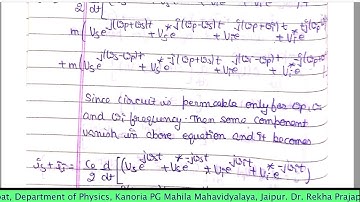 Negative Resistance Parametric Amplifie