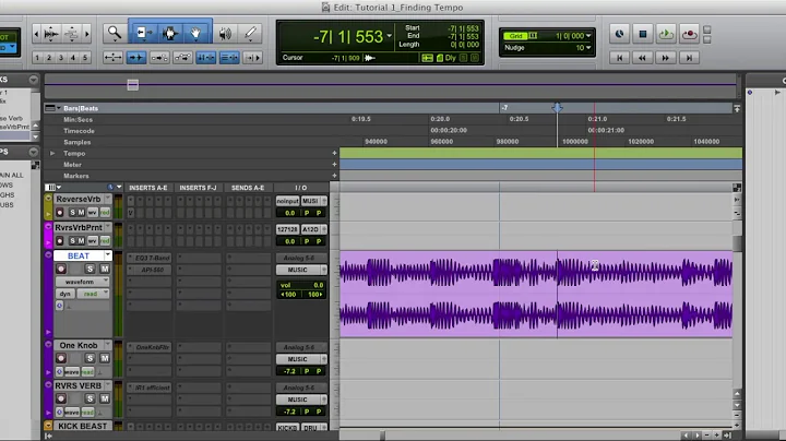 How to Find the Tempo/BPM in ProTools - Fastest/Most Accurate Way