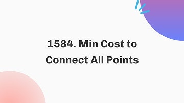 1584. Min Cost to Connect All Points | Daily Leetcode Challenge | September | C++ | Java