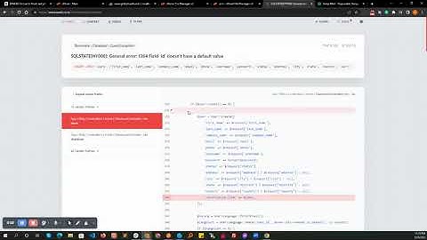 SQLSTATE[HY000]: General error: 1364 Field 