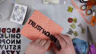 Daily Pages In 60 Seconds Trust Women With Big Stamped Letters