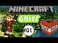 Grief alla f home della fazione &quot;EsercitoN&quot; del WGF||Minecraft Griefing-ep.01||