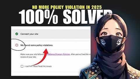 AdSense Policy Violation Issue Solved 2025 | Instant Fix ✅