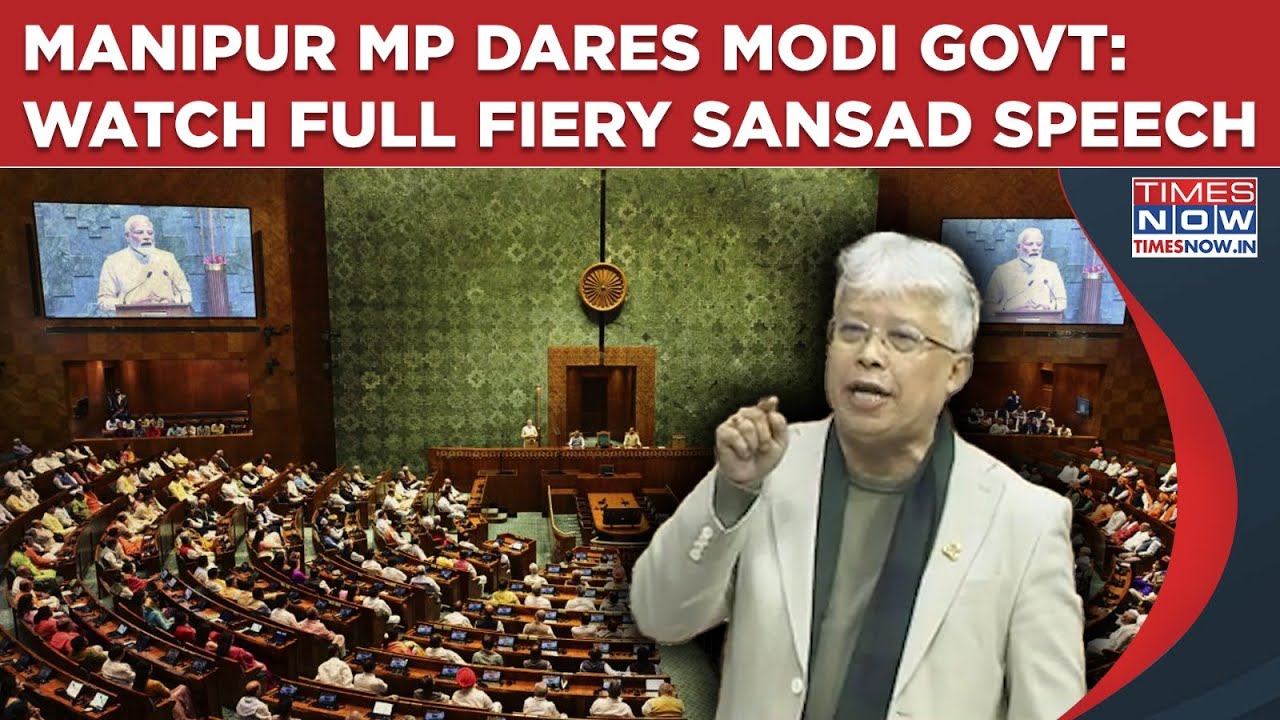 Manipur MP Dares Modi Govt In Lok Sabha: Watch Bimol Akoijam's Fiery 'Vande Mataram' Speech | Full