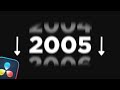 Scrolling Timeline Animation in Davinci Resolve | Full Tutorial |