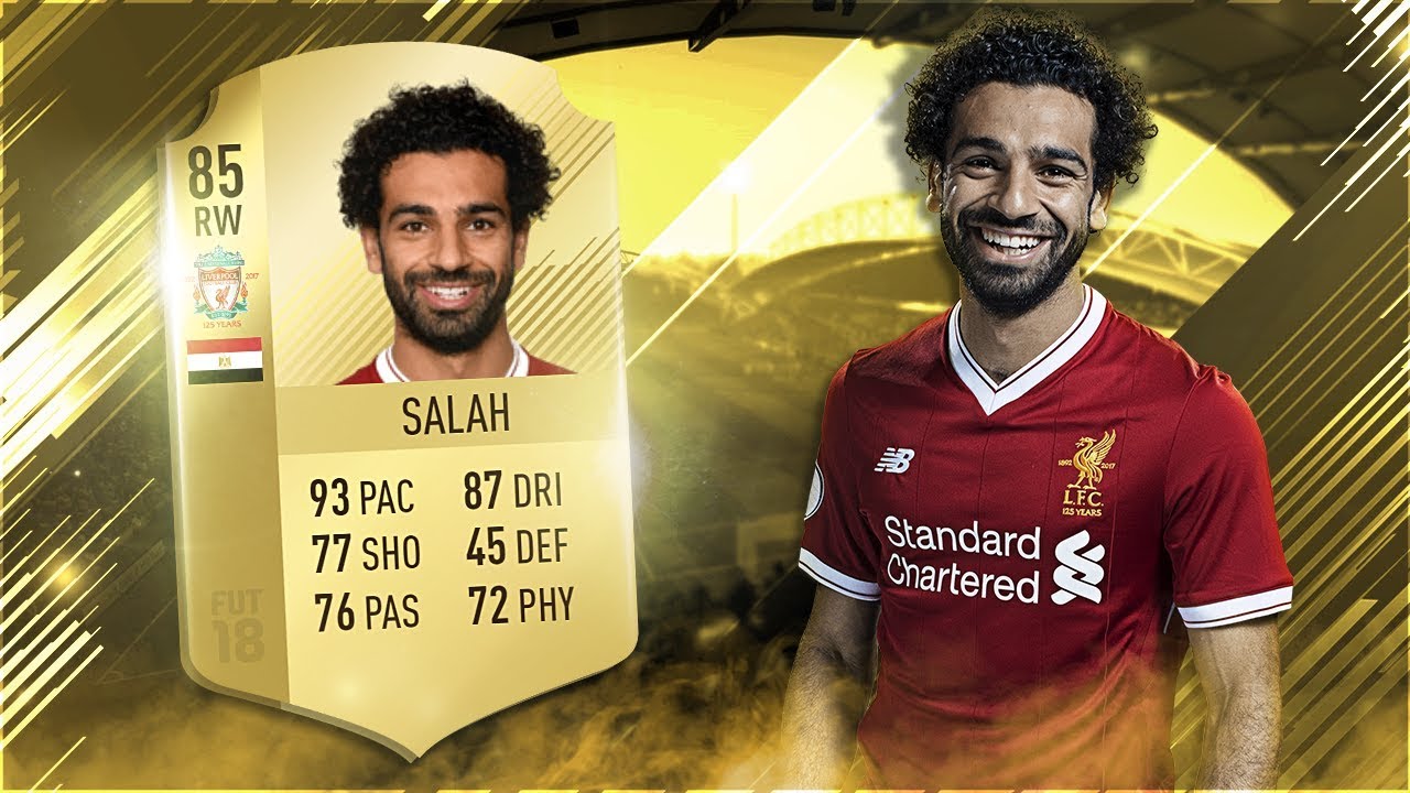 FIFA 18 Upgraded Salah Review - 85 Upgraded Mohamed Salah Player Review - Fifa  18 Ratings Refresh - YouTube