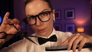 Asmr Barber Shop Roleplay Relaxing Mens Haircut Beard Trim For Sleep
