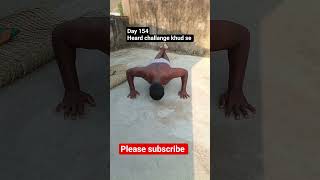 Day 154 Push-up Challenge Consistency is Power  No Excuses Workout #fitnessjourney #heardwork