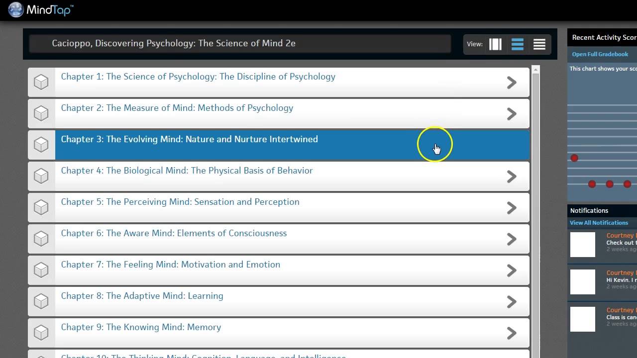 cengage assignment in progress