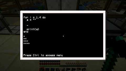 Computercraft - From noob to pro [5b] - For Loops