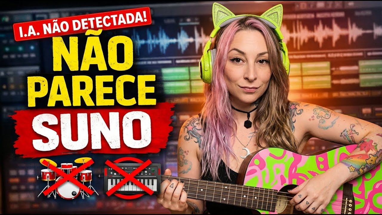 ACÚSTICO NO SUNO - ESSE MÉTODO DISFARÇA QUALQUER MÚSICA DO SUNO