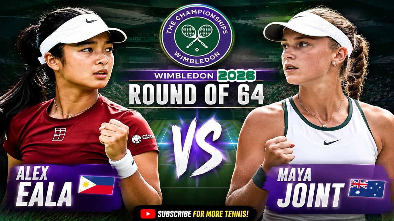 🔴TENNIS LIVE | ALEX EALA vs MAYA JOINT • Wimbledon 2026 • Tennis Watchalong