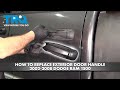 How to Replace Rear Exterior Door Handle 2002-2008 Dodge Ram 1500