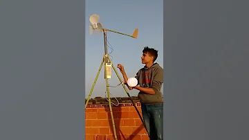 صنع تربين رياح لتوليد الكهرباء How To Make Wind Turbine Generator 