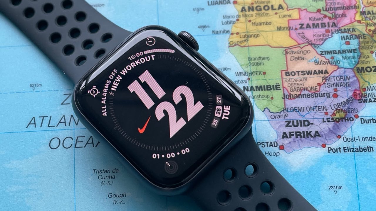 Apple Watch 7 45mm Nike Midnight Aluminium GPS With Nike Sport