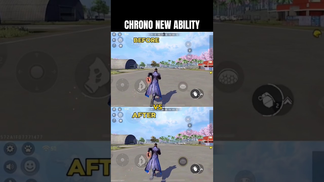 Chrono Mew Movement Speed Test 🔥 Free fire Chrono Character After Update