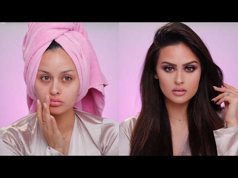 GIRLS NIGHT OUT GLITTER GLAM MAKEUP TUTORIAL