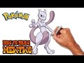 How to Draw Mewtwo | Pokemon