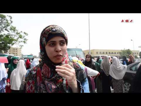 رصد طالبات الازهر تعليقا علي تنصيب السيسي ايام سوده