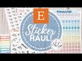 Etsy Sticker Haul! The Orange Umbrella Co., HanCanPlan & Planner Kate