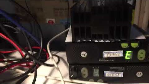 MMDVM Repeater board test in GM3188 Motorola