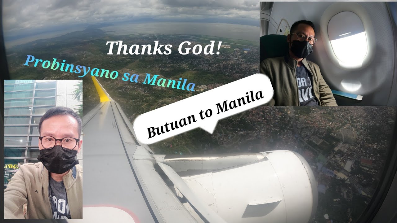 MY FLIGHT FROM BUTUAN TO MANILA ANG PROBINSYANO NASA MANILA😅 YouTube