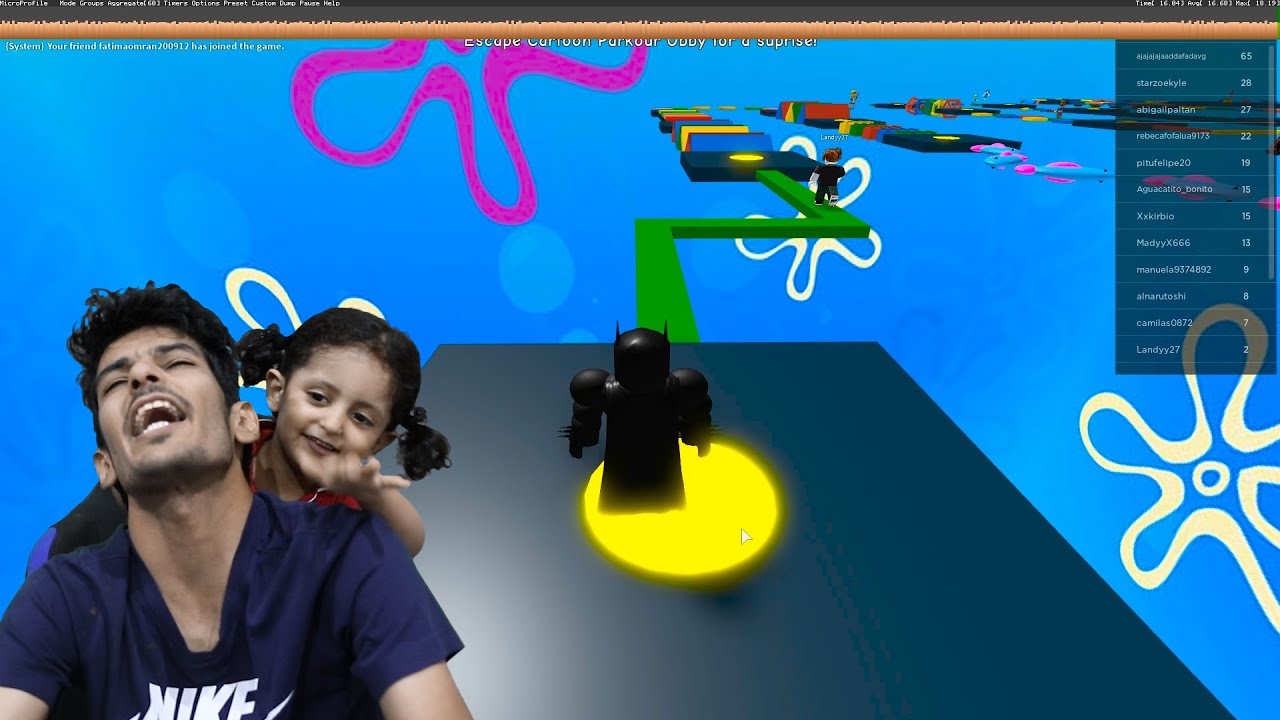 توتو تخرب علي باركور سبونج بوب العاب روبلوكس !!