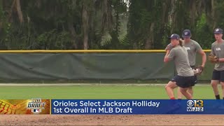 Celebrity Baltimore Orioles select Jackson Holliday with first overall pick in MLB Draft Profile