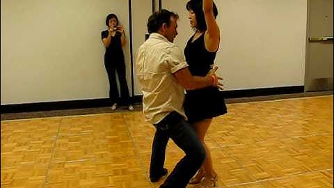 Salsa with Tomaj teaching at the SF Summer Salsa Festival, 2010.AVI