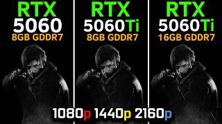 RTX 5060 vs RTX 5060 Ti 8GB vs RTX 5060 Ti 16GB | DLSS 4 | Best Budget GPU 2026? | 1080p, 1440p, 4K screenshot 5
