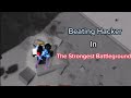 Beating A LAGGY HACKER in The Strongest Battleground || ft. @RealRemhet