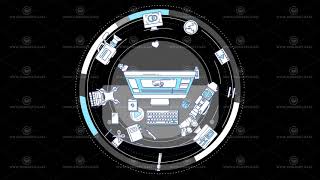 Animation For Advertising Graphers. Contains Alpha Channel