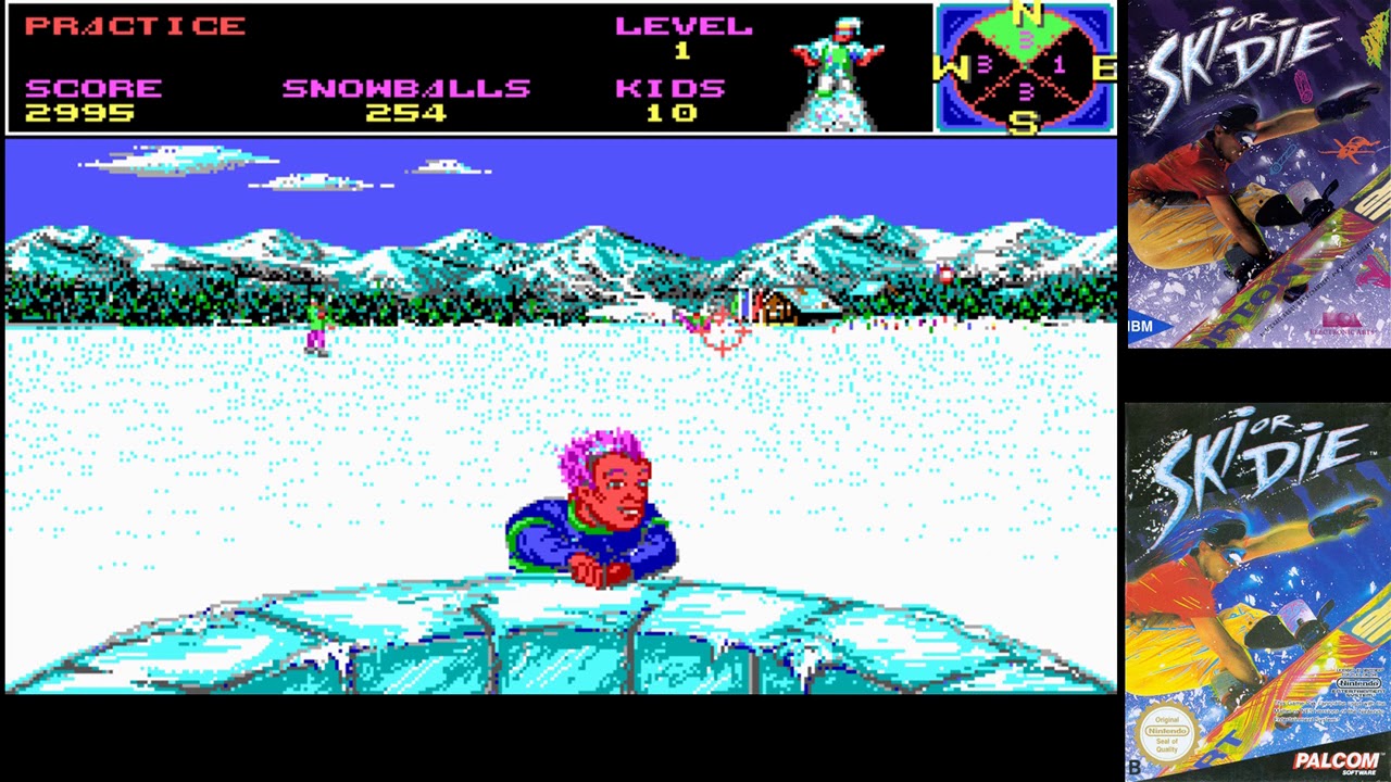 Ski or Die [ PC ] 1990