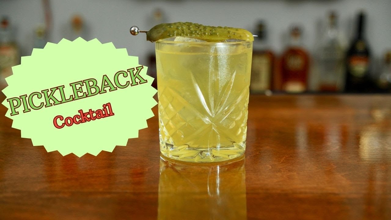 A Pickle cocktail, can get you pickled, let's make the Pickleback Cocktail